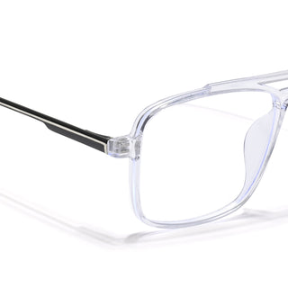 Eyejack Essentials Transparent Wayfarer Eyeglasses for Men & Women (B02FCL1383-C3)