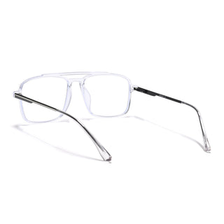 Eyejack Essentials Transparent Wayfarer Eyeglasses for Men & Women (B02FCL1383-C3)