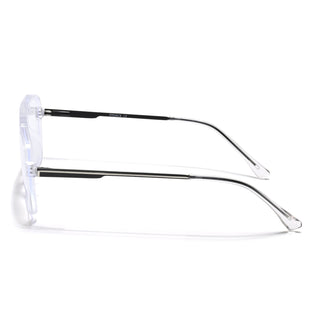 Eyejack Essentials Transparent Wayfarer Eyeglasses for Men & Women (B02FCL1383-C3)