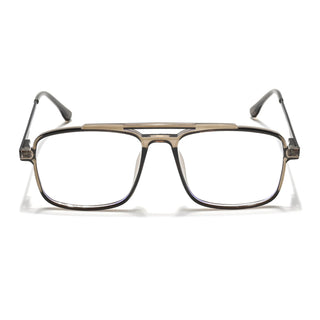 Eyejack Essentials Brown Wayfarer Eyeglasses for Men & Women (B02FCL1387-C7)