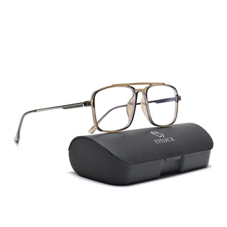 Eyejack Essentials Brown Wayfarer Eyeglasses for Men & Women (B02FCL1387-C7)