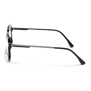 Eyejack Essentials Shine Black Square Eyeglasses for Men & Women (B03FCL1388-C1)