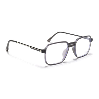 Eyejack Essentials Matt Grey Square Eyeglasses for Men & Women (B03FCL1389-C2)