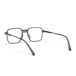 Eyejack Essentials Matt Grey Square Eyeglasses for Men & Women (B03FCL1389-C2)