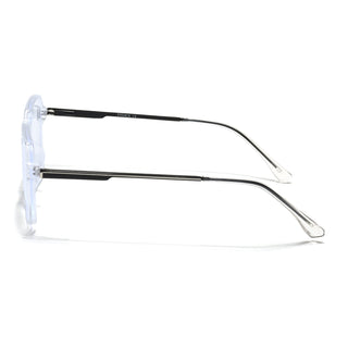 Eyejack Essentials Transparent Square Eyeglasses for Men & Women (B03FCL1390-C3)