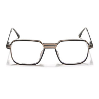 Eyejack Essentials Brown Square Eyeglasses for Men & Women (B03FCL1394-C7)