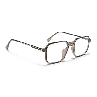 Eyejack Essentials Brown Square Eyeglasses for Men & Women (B03FCL1394-C7)