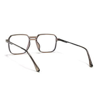 Eyejack Essentials Brown Square Eyeglasses for Men & Women (B03FCL1394-C7)