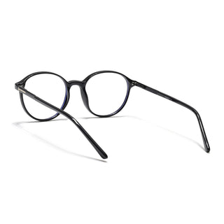 Eyejack Essentials Shine Black Round Eyeglasses for Men & Women (B04FCL1395-C1)