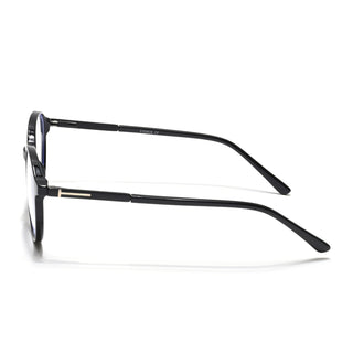 Eyejack Essentials Shine Black Round Eyeglasses for Men & Women (B04FCL1395-C1)