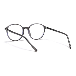 Eyejack Essentials Matt Grey Round Eyeglasses for Men & Women (B04FCL1396-C2)