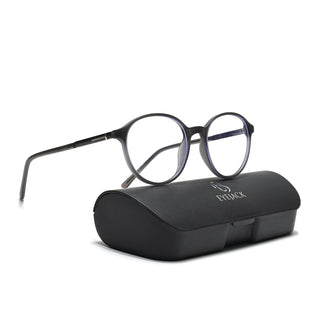 Eyejack Essentials Matt Grey Round Eyeglasses for Men & Women (B04FCL1396-C2)