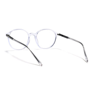 Eyejack Essentials Transparent Round Eyeglasses for Men & Women (B04FCL1397-C3)