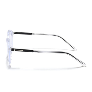 Eyejack Essentials Transparent Round Eyeglasses for Men & Women (B04FCL1397-C3)