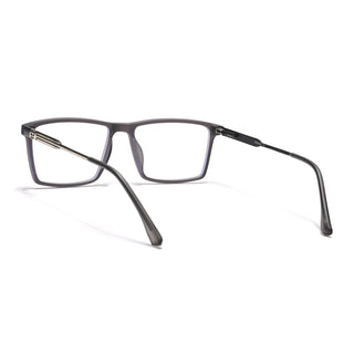 Eyejack Essentials Matt Grey Rectangle Eyeglasses for Men & Women (B05FCL1403-C2)