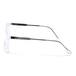 Eyejack Essentials Transparent Rectangle Eyeglasses for Men & Women (B05FCL1404-C3)