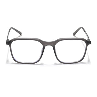 Eyejack Essentials Matt Grey Square Eyeglasses for Men & Women (B06FCL1410-C2)