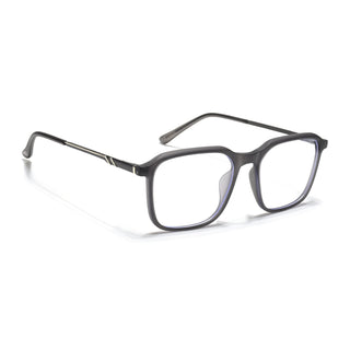 Eyejack Essentials Matt Grey Square Eyeglasses for Men & Women (B06FCL1410-C2)