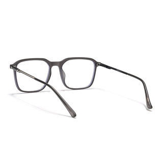 Eyejack Essentials Matt Grey Square Eyeglasses for Men & Women (B06FCL1410-C2)