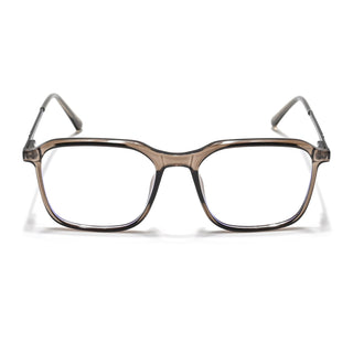 Eyejack Essentials Brown Square Eyeglasses for Men & Women (B06FCL1415-C7)