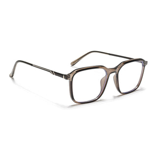 Eyejack Essentials Brown Square Eyeglasses for Men & Women (B06FCL1415-C7)