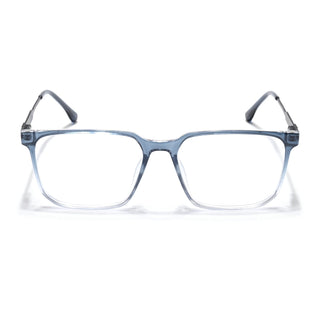 Eyejack Essentials Blue & Clear Wayfarer Eyeglasses for Men & Women (B07FCL1419-C4)