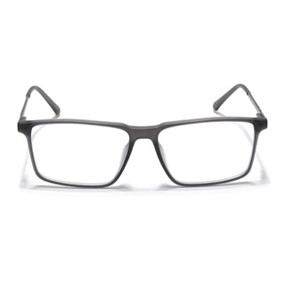 Eyejack Essentials Matt Grey Rectangle Eyeglasses for Men & Women (B08FCL1424-C2)