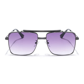 Eyejack Grey Square Sunglasses for Men & Women (B80787CL866)