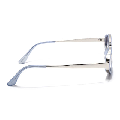 Hunter - Blue & Silver Hexagonal Sunglasses (C554CL2228)