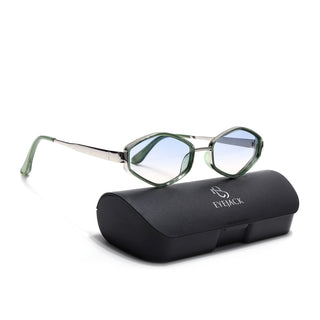 Hunter -  Green & Silver Hexagonal Sunglasses (C554CL2229)