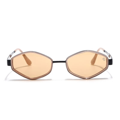 Hunter - Black & Brown Hexagonal Sunglasses (C554CL2231)