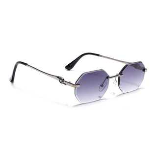Cooper - Silver Rimless Sunglasses (C565CL2225)