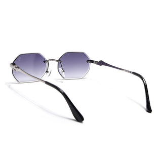 Cooper - Silver Rimless Sunglasses (C565CL2225)