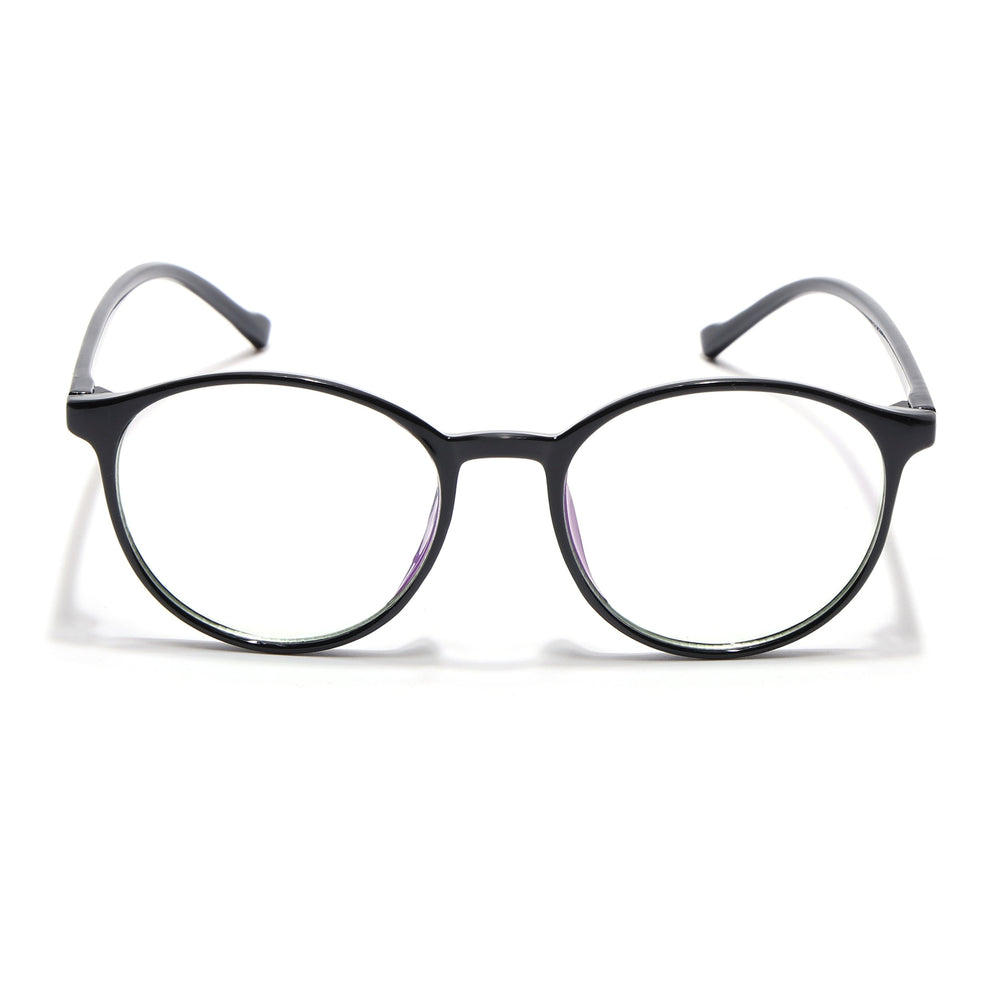 Eyejack Canment Black Round Eyeglasses for Women (CM2439FCL1782-C1)