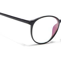 Eyejack Canment Black Round Eyeglasses for Women (CM2439FCL1782-C1)