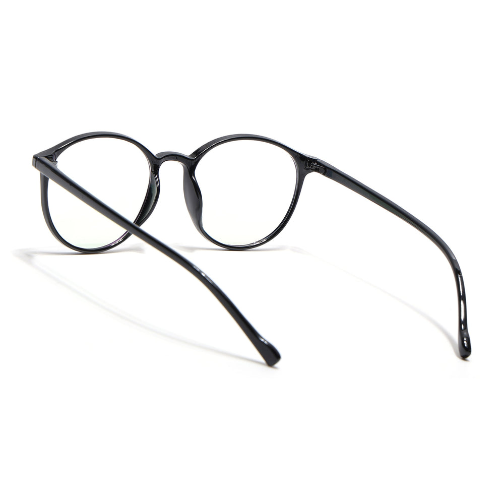 Eyejack Canment Black Round Eyeglasses for Women (CM2439FCL1782-C1)