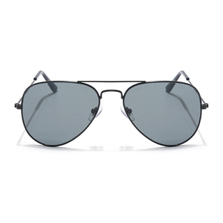 Eyejack Classic Black Aviator Sunglasses for Men & Women (3025CL978)