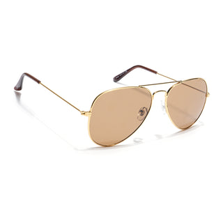 Eyejack Classic Golden Aviator Sunglasses for Men & Women (3025CL977)