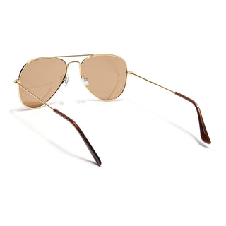 Eyejack Classic Golden Aviator Sunglasses for Men & Women (3025CL977)