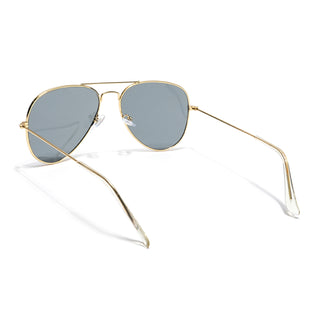 Eyejack Classic Golden Aviator Sunglasses for Men & Women (3025CL976)