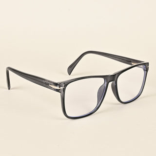 EyeJack Insight Grey Square Eyeglasses for Men & Women (EJ85201GE1303-C6)