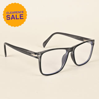 EyeJack Insight Grey Square Eyeglasses for Men & Women (EJ85201GE1303-C6)