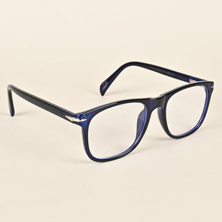 EyeJack Insight Royal Blue Square Eyeglasses for Men & Women (EJ85205GE1338-C8)