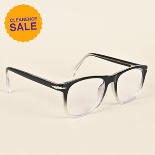 EyeJack Insight Black & Transparent Square Eyeglasses for Men & Women (EJ85205GE1336-C3)