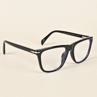 EyeJack Insight Shine Black Square Eyeglasses for Men & Women (EJ85207GE1351-C1)