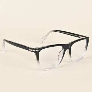 EyeJack Insight Black & Transparent Square Eyeglasses for Men & Women (EJ85207GE1354-C3)