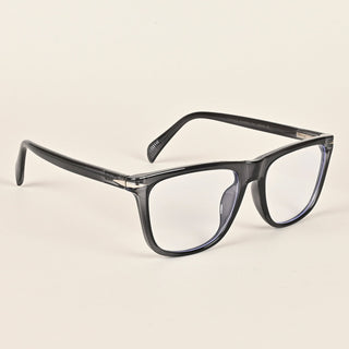 EyeJack Insight Grey Square Eyeglasses for Men & Women (EJ85207GE1357-C6)