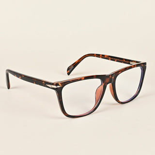 EyeJack Insight Demi Brown Square Eyeglasses for Men & Women (EJ85207GE1359-C5)