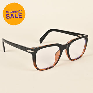 EyeJack Insight Black & Demi Brown Square Eyeglasses for Men & Women (EJ85209GE1376-C9)