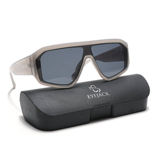 Eyejack Grey Oversize Sunglasses for Men & Women (ID2329CL862)